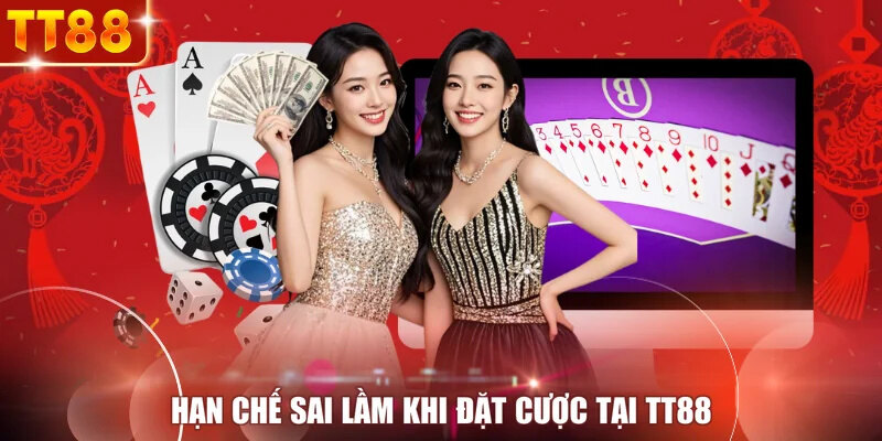 Hạn chế sai lầm khi đặt cược tại TT88