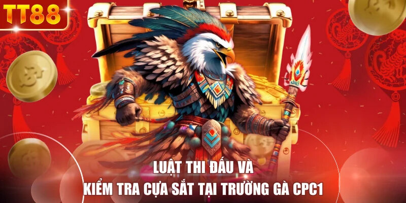 Luật thi đấu và kiểm tra cựa sắt tại trường gà CPC1