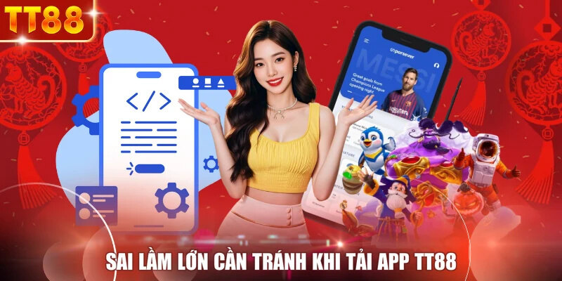 Sai lầm lớn cần tránh khi tải app TT88